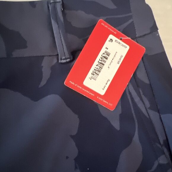 SPANX 50473R Women’s Sz XS Floret Navy Sunshine Shorts - Picture 2 of 7